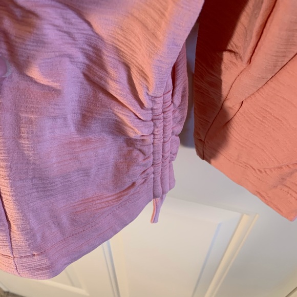 COPY - T by Talbots peach activewear zip up jacket NWOT - Picture 3 of 6